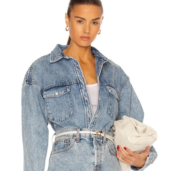 WARDROBE.NYC Jackets & Blazers - WARDROBE.NYC Blue Jean Jacket